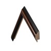 Two-Tone Light Walnut & Black Frame With Double Mat