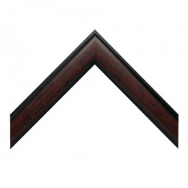 Relic Two-Tone Mahogany & Black Frame