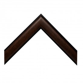 Relic Two-Tone Walnut & Black Frame With Double Mat