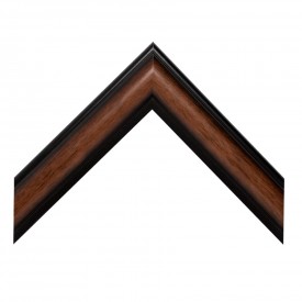 Aspen Two-Tone Walnut & Black Frame