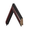 Aspen Two-Tone Mahogany & Black Frame With Double Mat