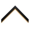 Flat Black & Gold Frame Ferreira