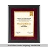 University Degree Frame Classico Black