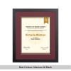 University Black Wood Contemporary Frame