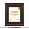 Grande Light Walnut Certificate Degree & Diploma Frame