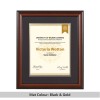 Grande Light Walnut Certificate Degree & Diploma Frame