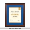 Grande Light Walnut Certificate Degree & Diploma Frame