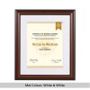 Grande Light Walnut Certificate Degree & Diploma Frame