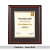 Grande Mahogany Certificate University Diploma Frame