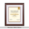 Grande Mahogany Certificate University Diploma Frame