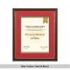 Two-Tone Light Walnut & Gold Degree & Diploma Frame