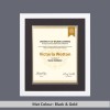 Contemporary White Wood Diploma Frame