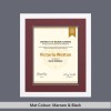 Contemporary White Wood Diploma Frame