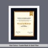 Contemporary White Wood Diploma Frame