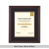 Relic Two-Tone Mahogany & Black University Frame