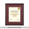 Relic Two-Tone Mahogany & Black University Frame