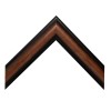 Aspen Two-Tone Walnut & Black University Frame