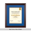 Scoop Design Mahogany Diploma & Degree Frame