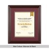 Scoop Design Mahogany Diploma & Degree Frame
