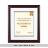 Scoop Design Mahogany Diploma & Degree Frame