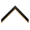 Flat Modern Black & Gold Diploma Frame Ferreira