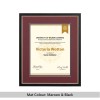 Flat Modern Black & Silver University Frame Ferreira