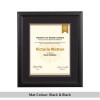 Rounded Black Degree & Diploma Frame