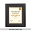 Rounded Black Degree & Diploma Frame