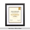 Rounded Black Degree & Diploma Frame